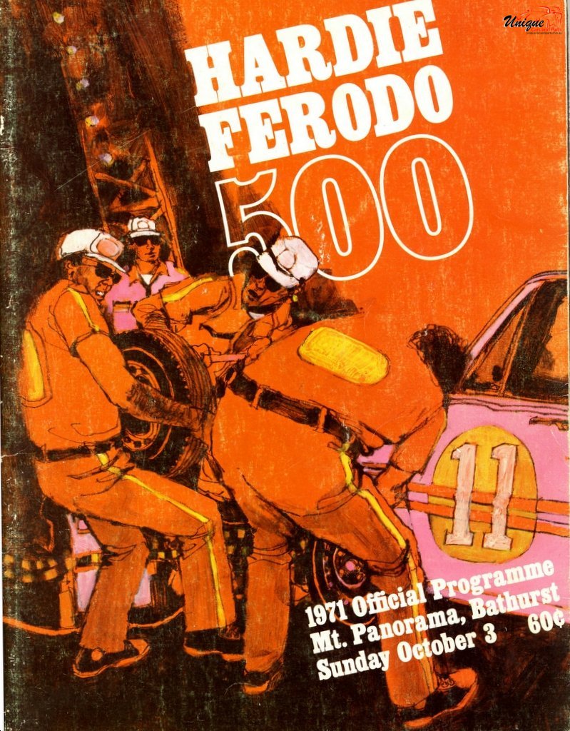 1971 Bathurst 1000 Race Program